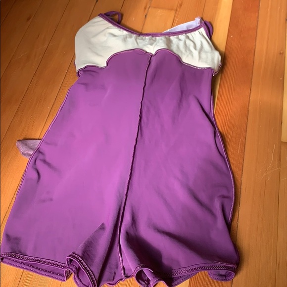 Sparkly Purple Dance Performance Dress - Picture 10 of 14